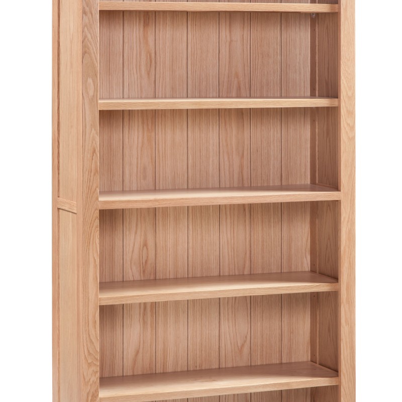 Moderna Oak Large Bookcase