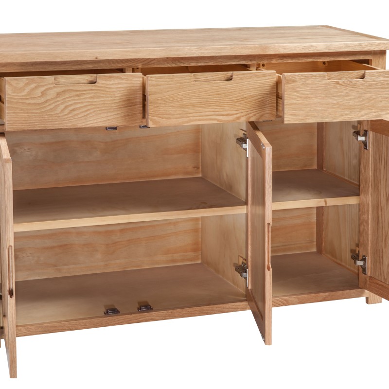 Moderna Oak Large Sideboard