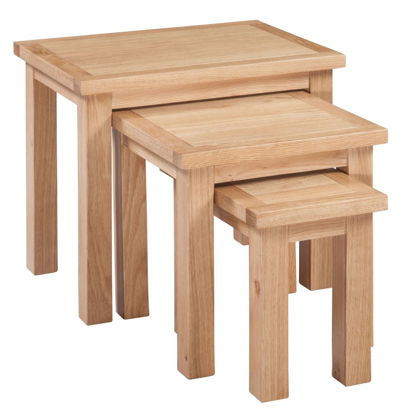 Moderna Oak Nest of Tables