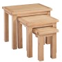 Moderna Oak Nest of Tables