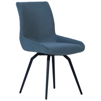 Nevada Medway Swivel Chair - Light Blue