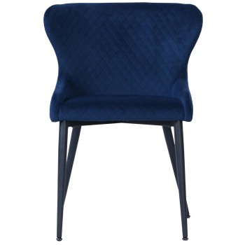 Nevada Orbit Chair - Navy Velvet