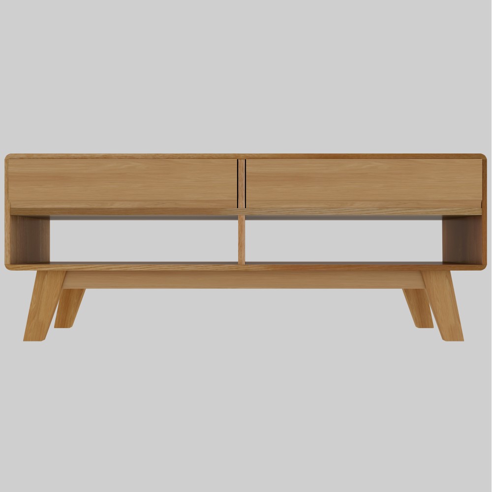 Nordic Oak 2 Drawer Coffee Table Nordic Oak 2 Drawer Coffee Table