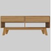 Nordic Oak 2 Drawer Coffee Table Nordic Oak 2 Drawer Coffee Table