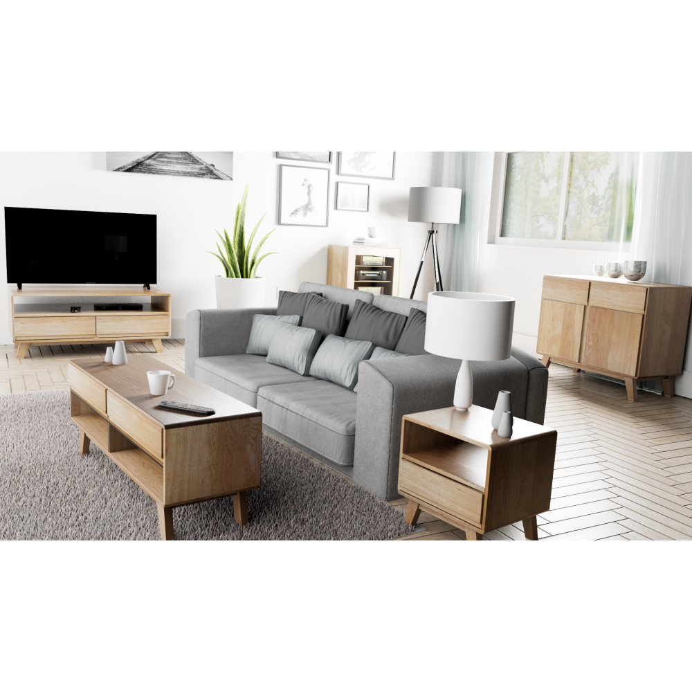 Nordic Oak Large Sideboard