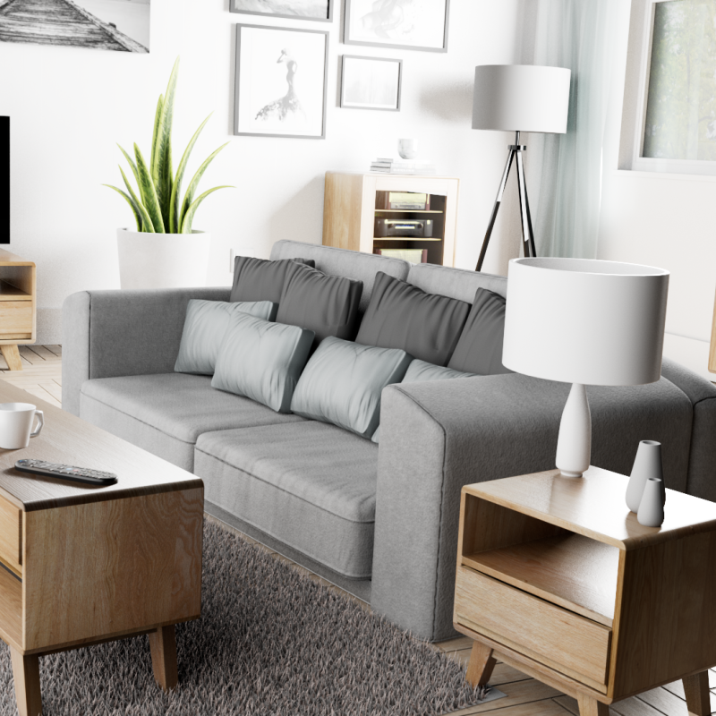 Nordic Oak Large Sideboard