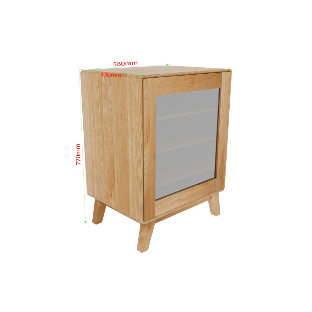 Nordic Oak HIFI Unit 