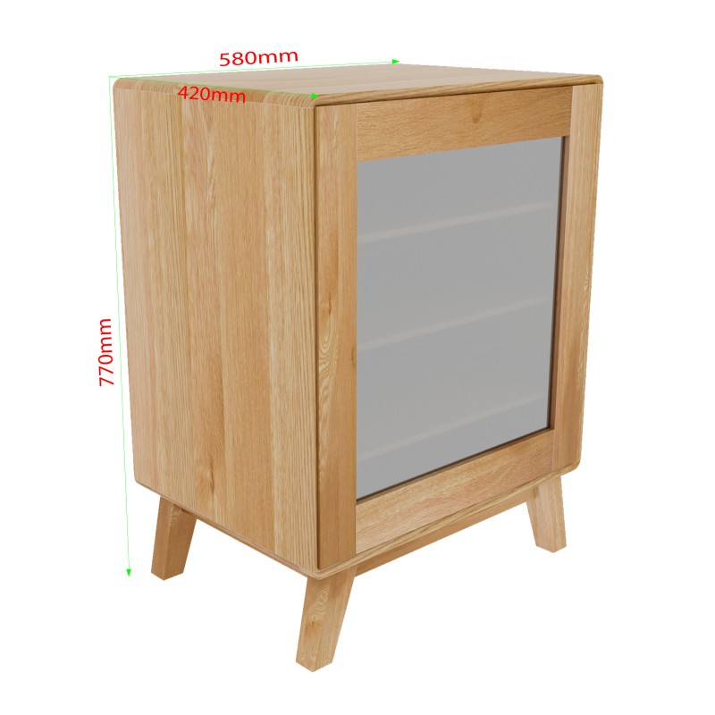 Nordic Oak HIFI Unit 