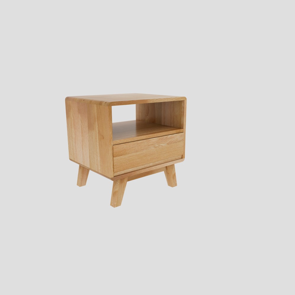 Nordic Oak Lamp Table