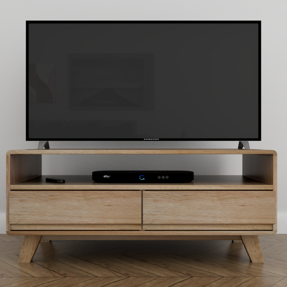 Nordic Oak Medium TV Unit