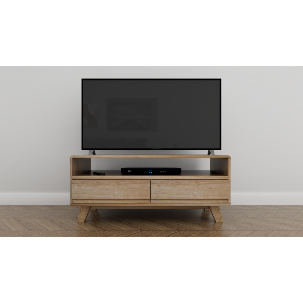 Nordic Oak Medium TV Unit