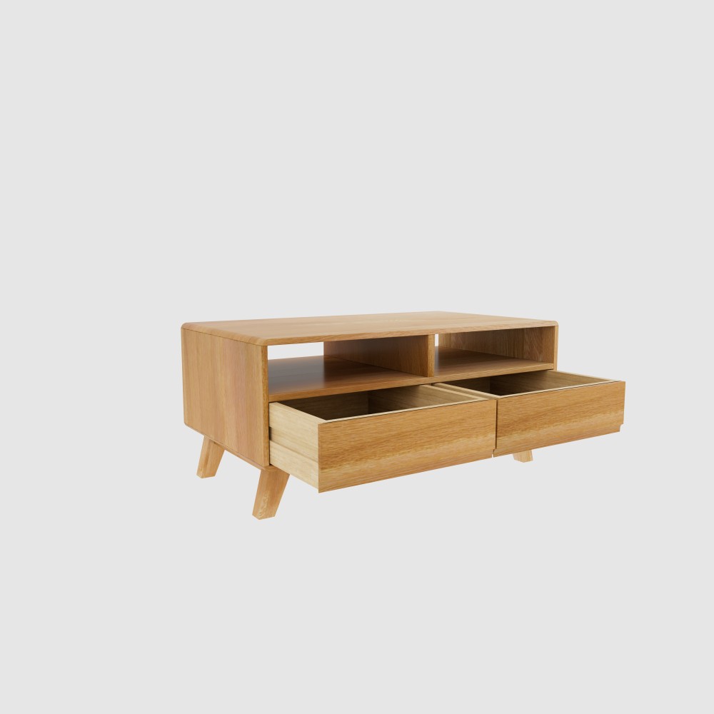 Nordic Oak Medium TV Unit