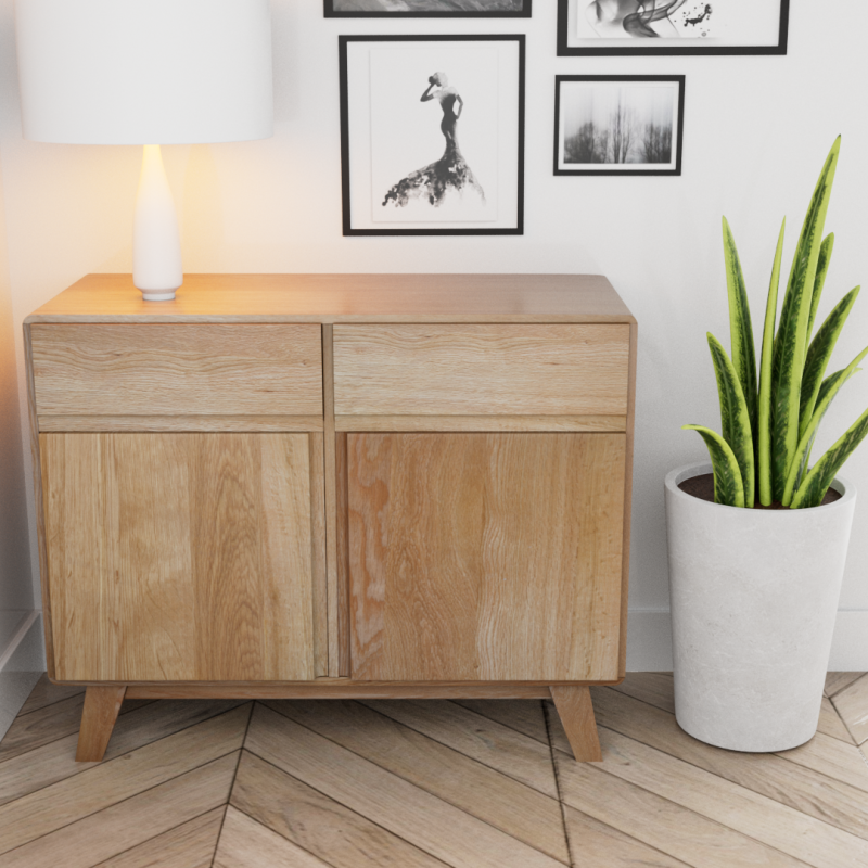 Nordic Oak Small Sideboard