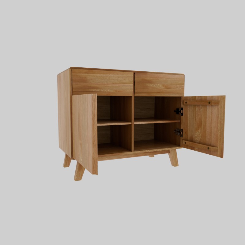 Nordic Oak Small Sideboard