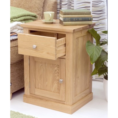 Mobel Oak One Drawer One Door Lamp Table Mobel Oak One Drawer One Door Lamp Table