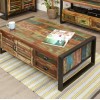 Urban Chic 2 Door 2 Drawers Large Coffee Table
