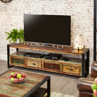 Urban Chic Open Widescreen Television Cabinet