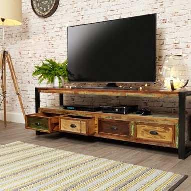 Urban Chic Open Widescreen Television Cabinet