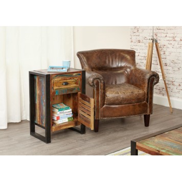 Urban Chic 1 Door 1 Drawer Lamp Table