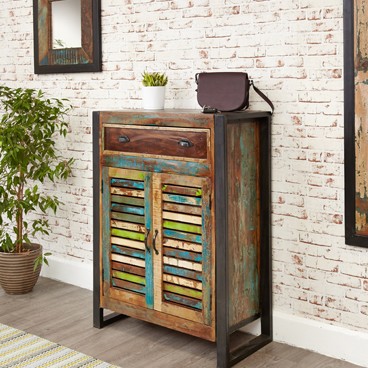Urban Chic Shoe Storage Cupboard (with drawer)