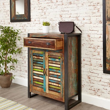 Urban Chic Shoe Storage Cupboard (with drawer)