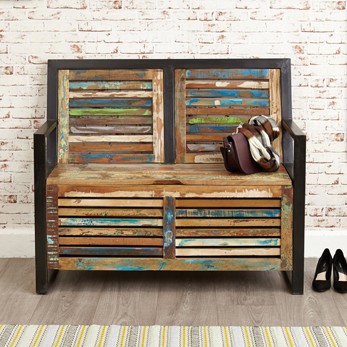 Urban Chic Storage Monks Bench