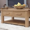 Opus Modern Oak  2 Drawer Coffee Table