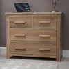 Opus Modern Oak 2 Over 2 Drawer Chest 