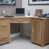 Opus Modern Oak Corner Desk
