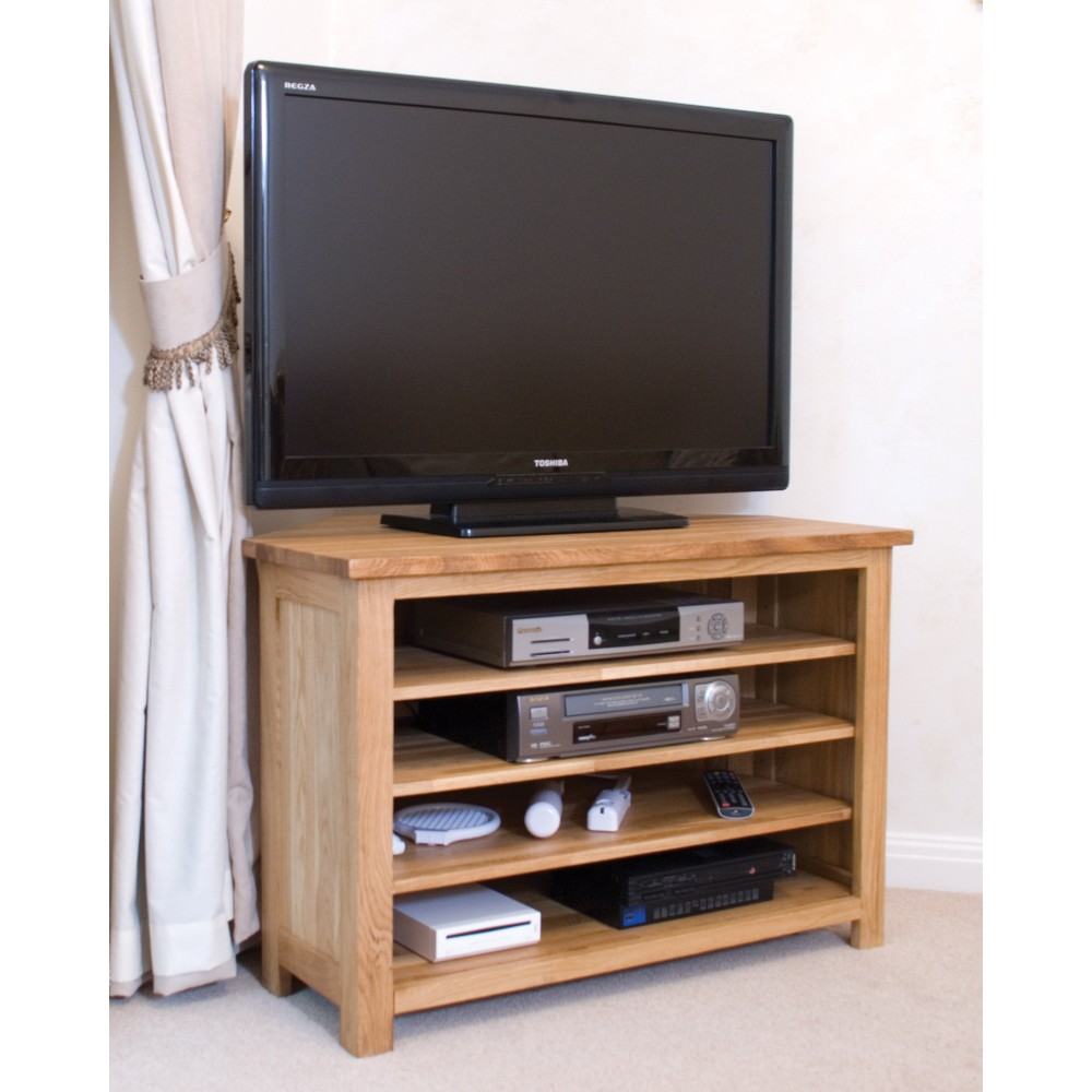 Opus Modern Oak Corner TV Unit 