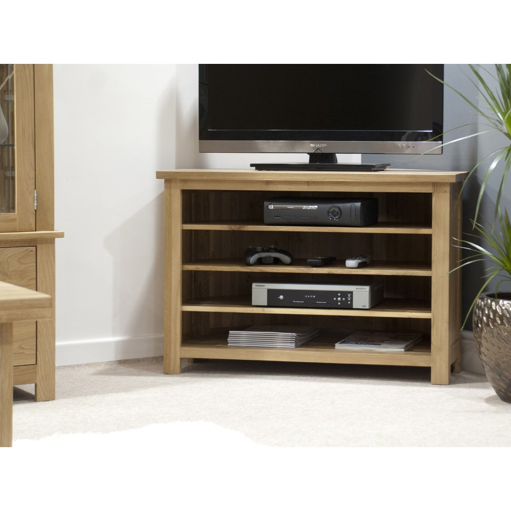Opus Modern Oak Corner TV Unit 
