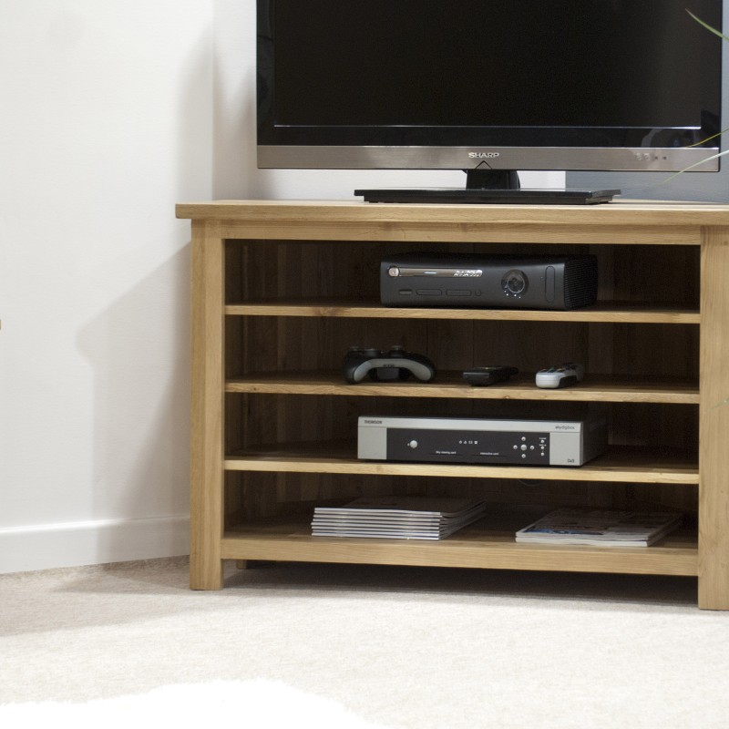 Opus Modern Oak Corner TV Unit 