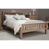 Opus Modern Oak Double Rail Bed