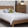 Opus Modern Oak Double Slatted Bed