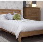 Opus Modern Oak Double Slatted Bed