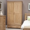 Opus Modern Oak Gents Wardrobe
