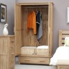 Opus Modern Oak Gents Wardrobe