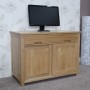 Opus Modern Oak Hideaway Computer Desk
