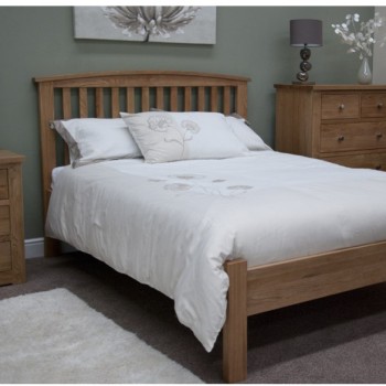 Opus Modern Oak Kingsize Arched Bed