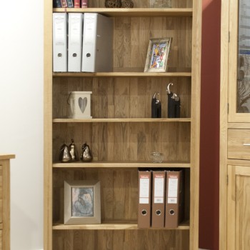 Opus Modern Oak Large Bookcase