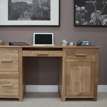 Opus Modern Oak Large Desk
