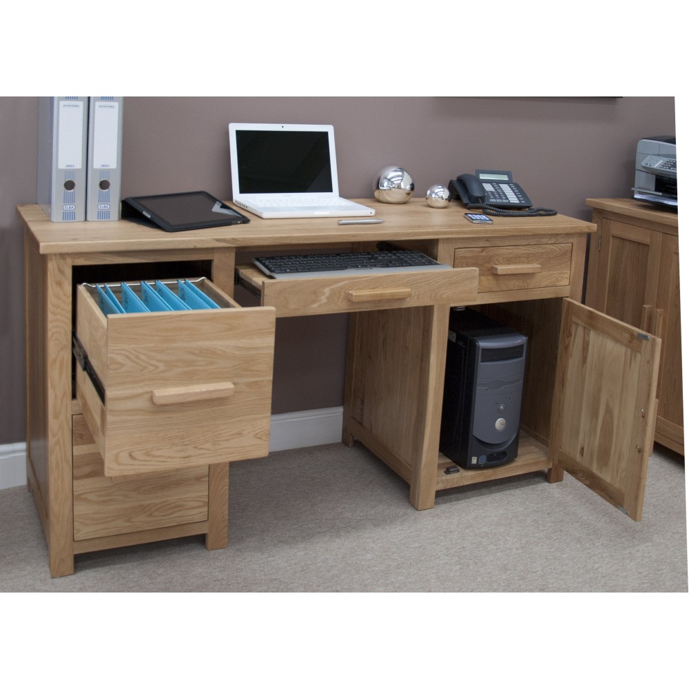 Opus Modern Oak Large Desk Opus Modern Oak Large Desk