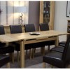 Opus Modern Oak Medium Drawleaf Extending Table
