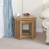 Opus Modern Oak Nest Of Tables