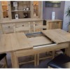 Opus Modern Oak Single Leaf Plain Top Extending Table 