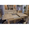 Opus Modern Oak Single Leaf Plain Top Extending Table Opus Modern Oak Single Leaf Plain Top Extending Table