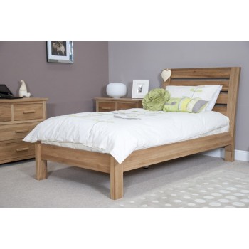 Opus Modern Oak Single Slatted Bed