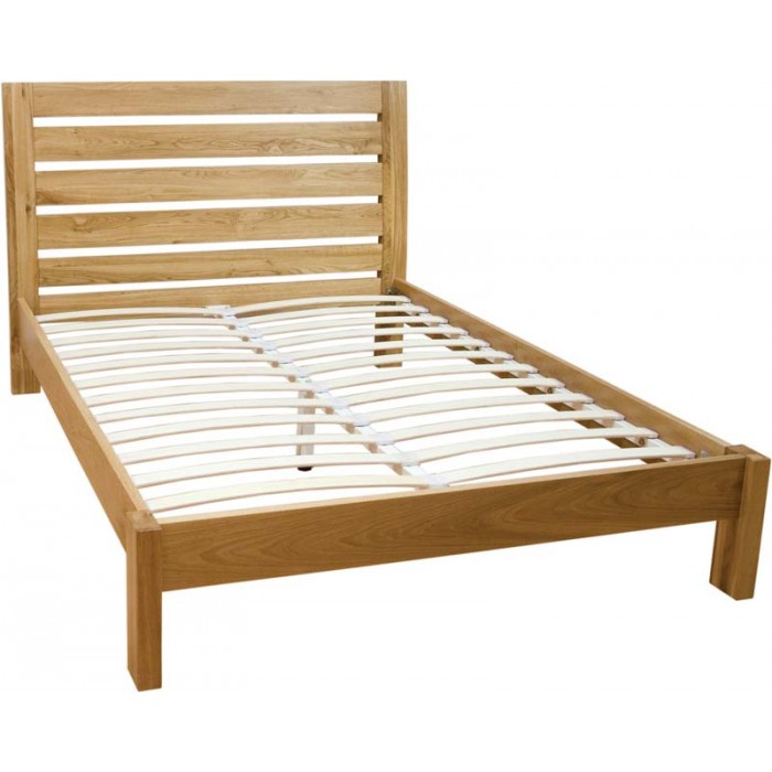 Opus Modern Oak Superking Slatted Bed