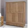 Opus Modern Oak Triple Wardrobe