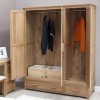 Opus Modern Oak Triple Wardrobe
